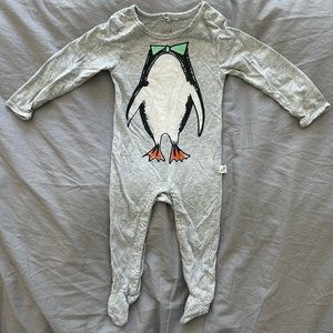 Penguin print bodysuit
